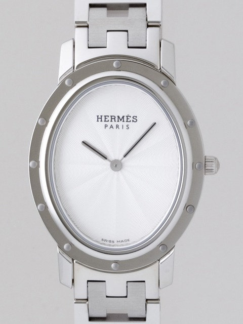 HERMES エルメス レプリカ クリッパー CO1.510.220/3788 オーバル SSブレス シルバーギョウシュ